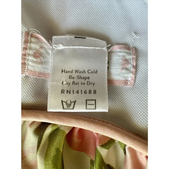 SweetHoney Leotard Tumbling Whisp Rose Floral Sleeveless Ruffle Pink Green 5 - Picture 4 of 4